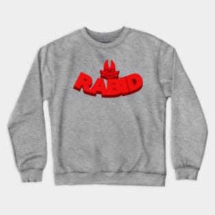 Rabid Text Logo Crewneck Sweatshirt